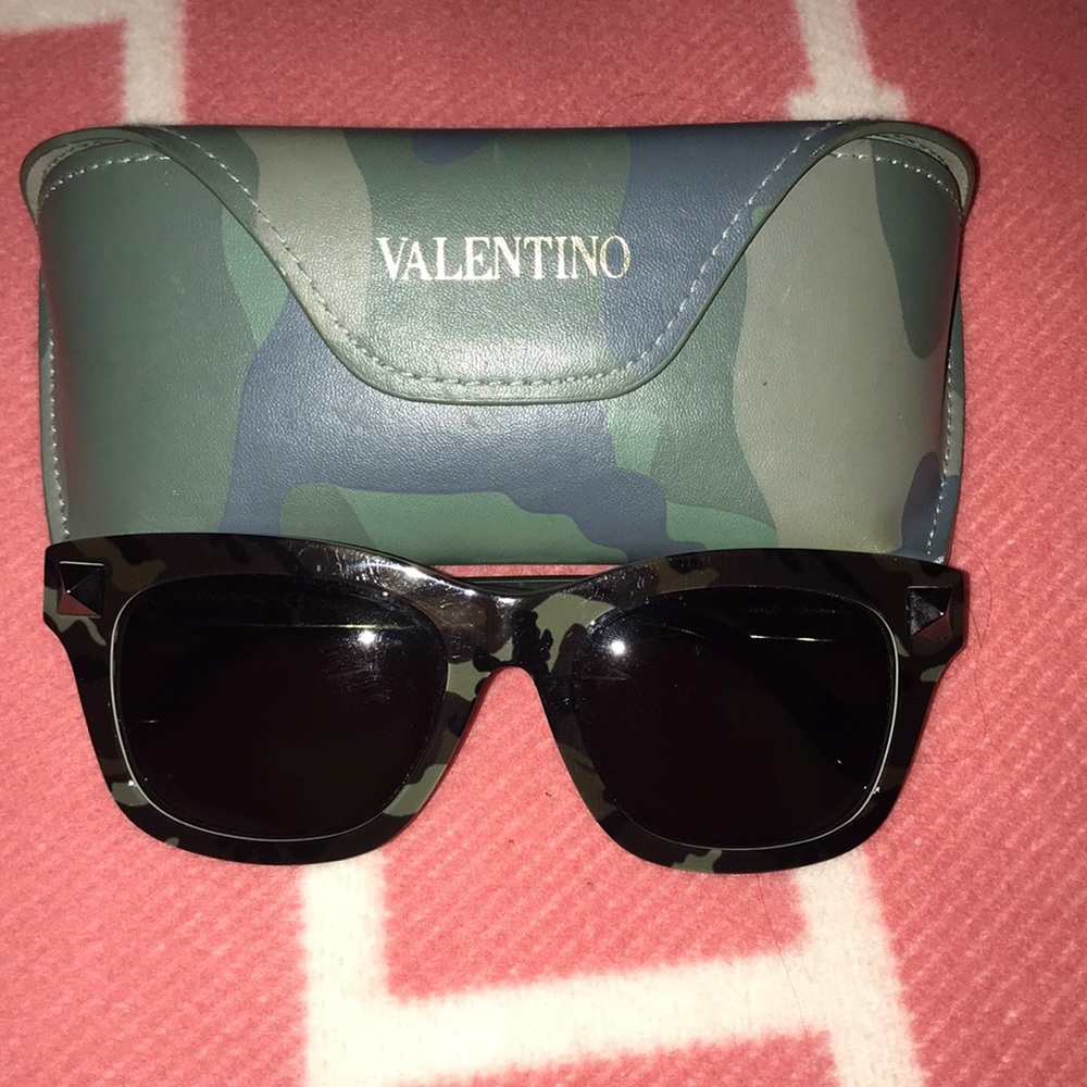 Valentino Camo Sunglasses